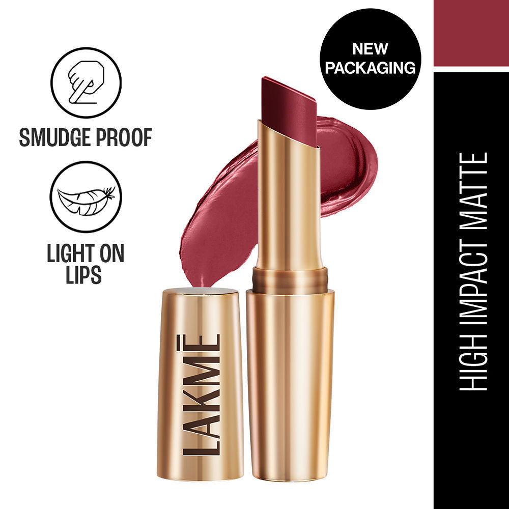 9 To 5 Powerplay Priming Matte Lipstick, Lasts hrs - MR5 Berry Base