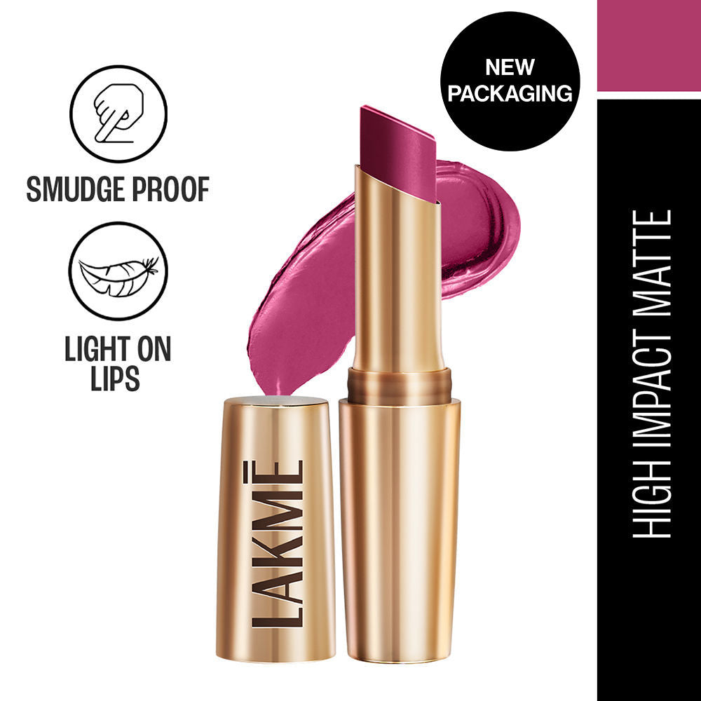 9 To 5 Powerplay Priming Matte Lipstick, Lasts hrs - MP4 Plum Pick