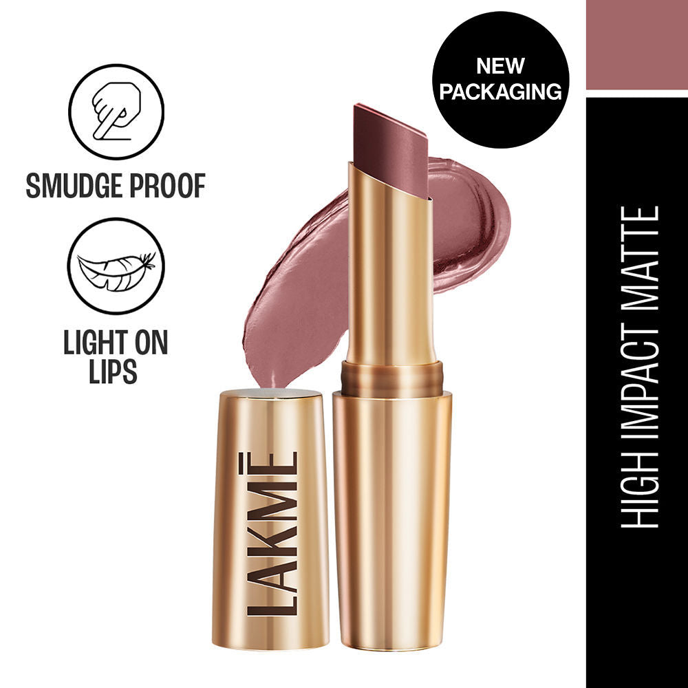 9 To 5 Powerplay Priming Matte Lipstick, Lasts hrs - Dusty Pink