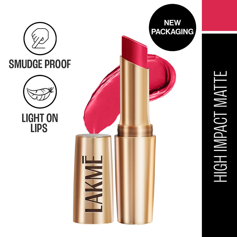 9 To 5 Powerplay Priming Matte Lipstick, Lasts hrs - Scarlet Surge