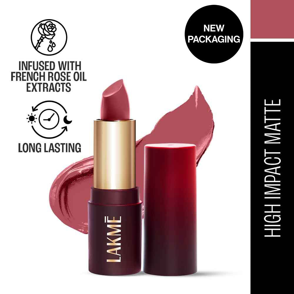 Forever Matte Lipstick, Made With French Rose Oil Extracts - Pink Flamingo