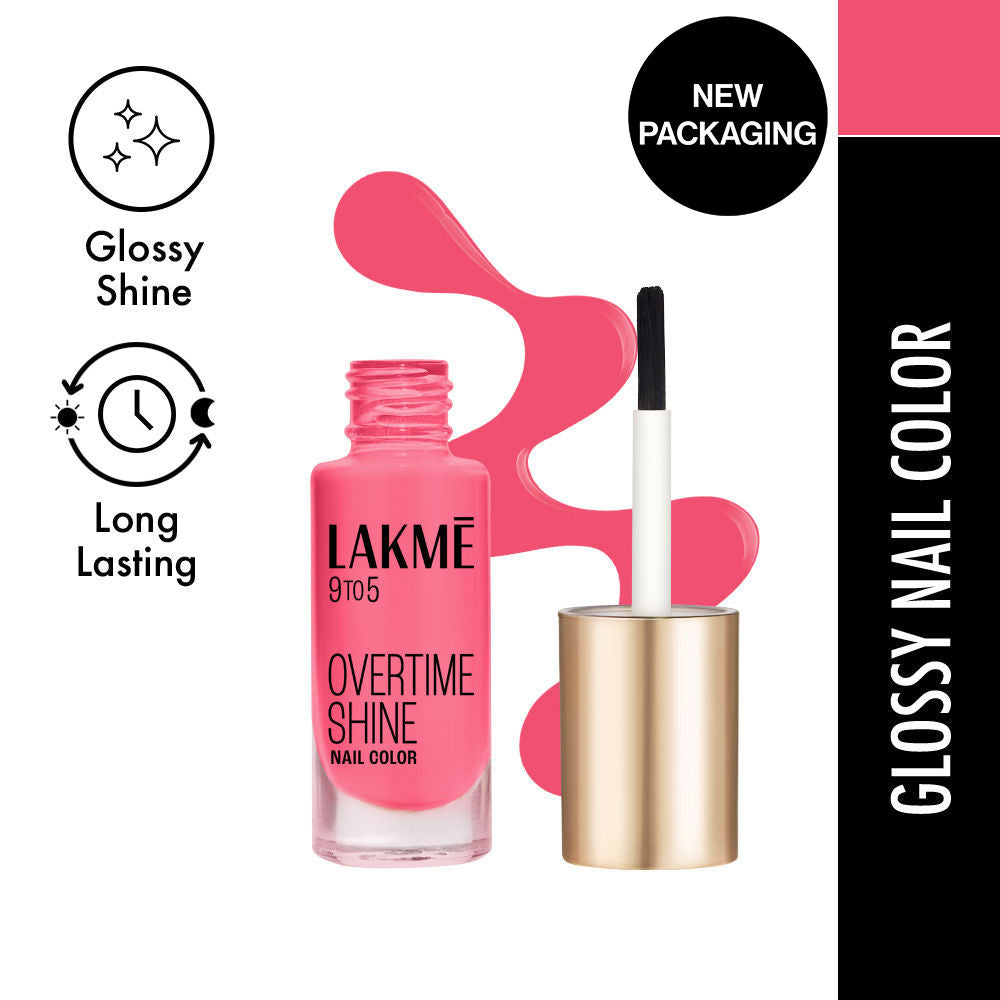 9 To 5 Primer + Gloss Nail Color - Pink Flash