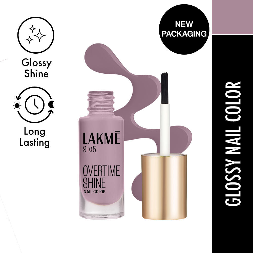 9 To 5 Primer + Gloss Nail Color - Grey Cloud
