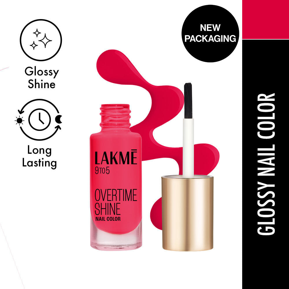 9 To 5 Primer + Gloss Nail Color - Red Carnival