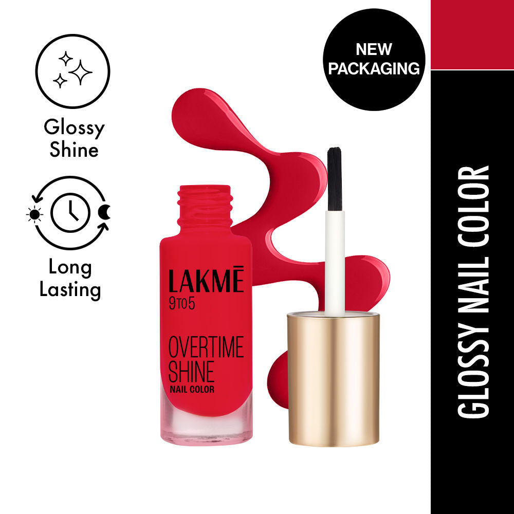 9 To 5 Primer + Gloss Nail Color - Perky Pink