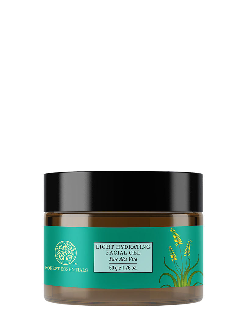 Light Hydrating Facial Gel with Pure Aloe Vera - Lightweight Moisturiser for Acne