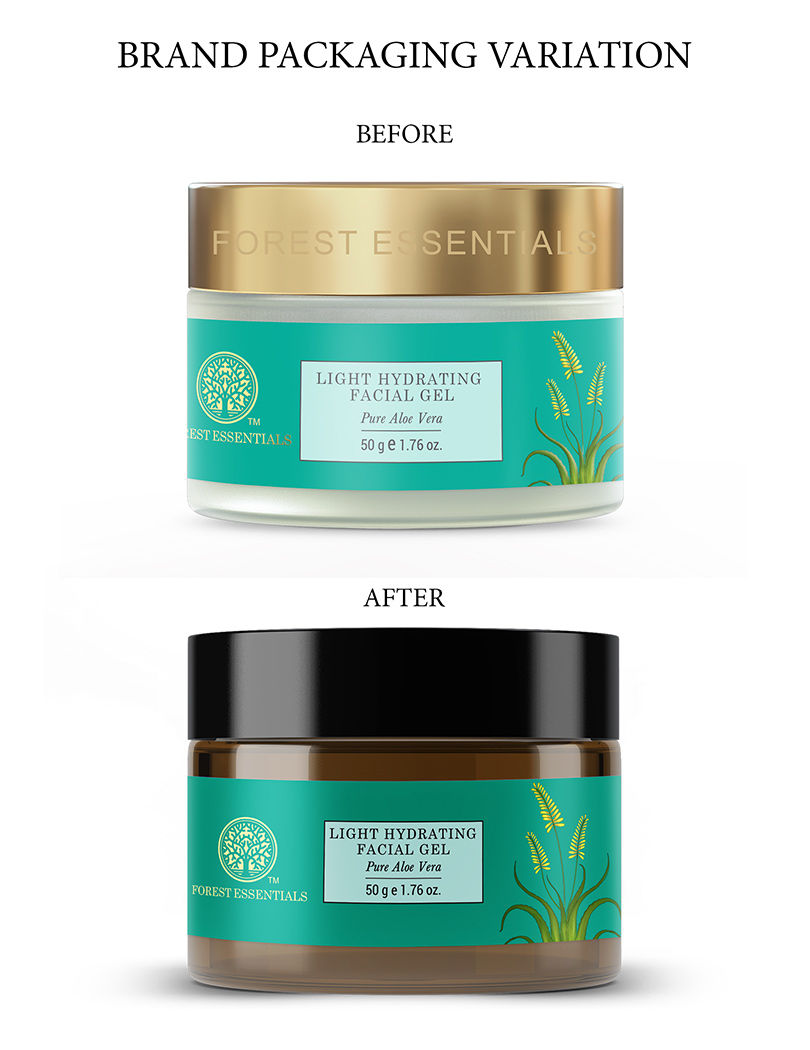 Light Hydrating Facial Gel with Pure Aloe Vera - Lightweight Moisturiser for Acne