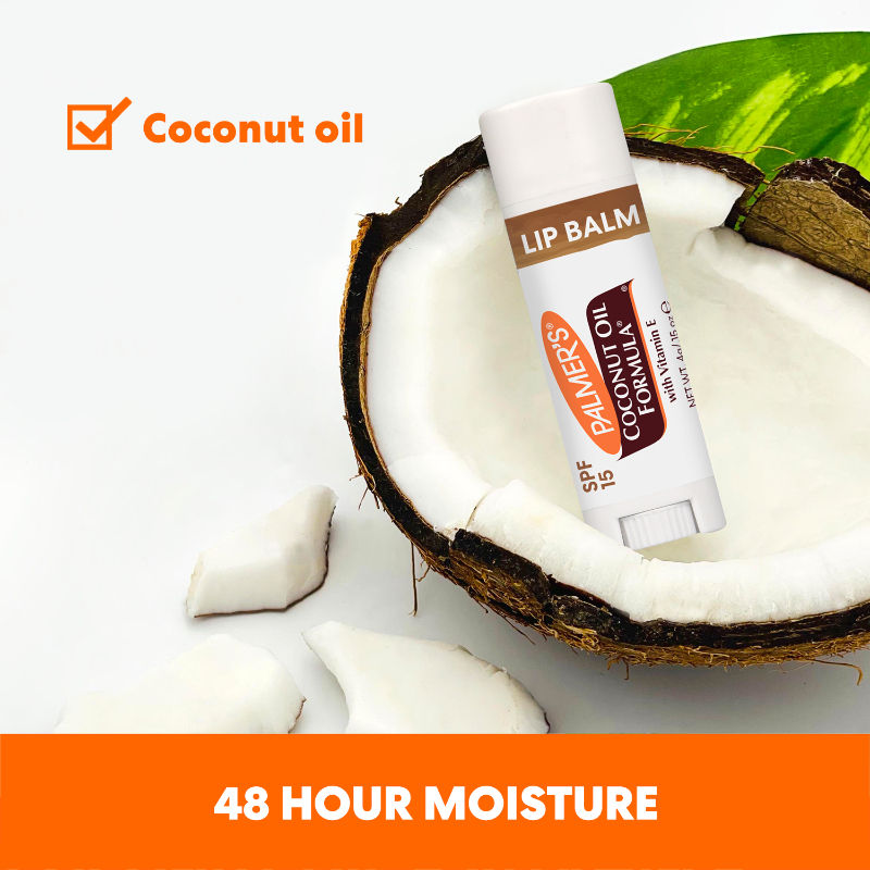 Coconut Oil Lip Balm For Moisturization