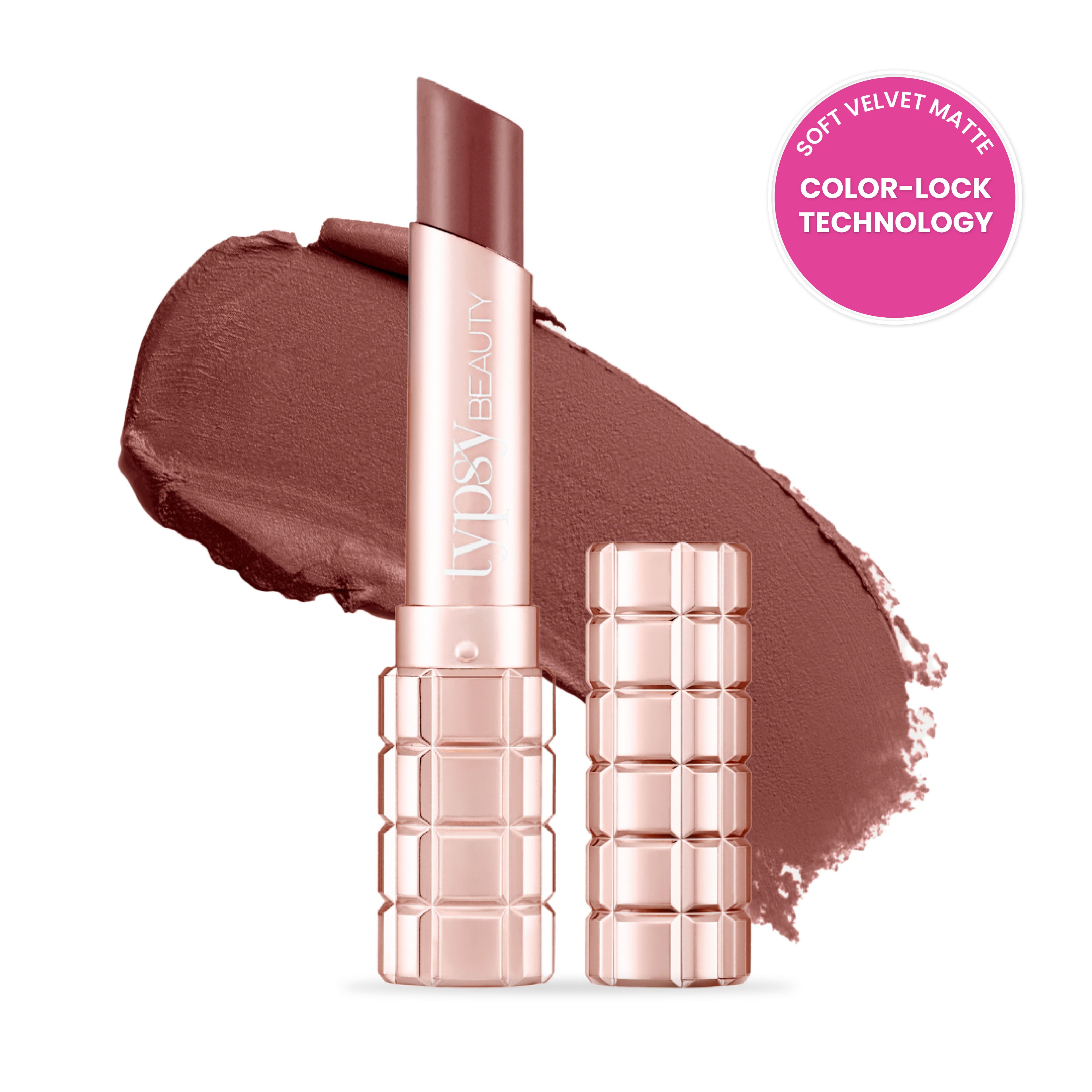 Cocoa Peptide Velvet Lipstick - Brownie Bite Medium 02