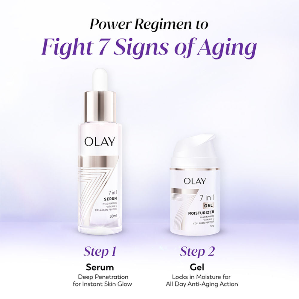 7in1 Gel Moisturizer with Niacinamide, Vitamin C, Collagen Peptide, Fights 7 Skin Issues