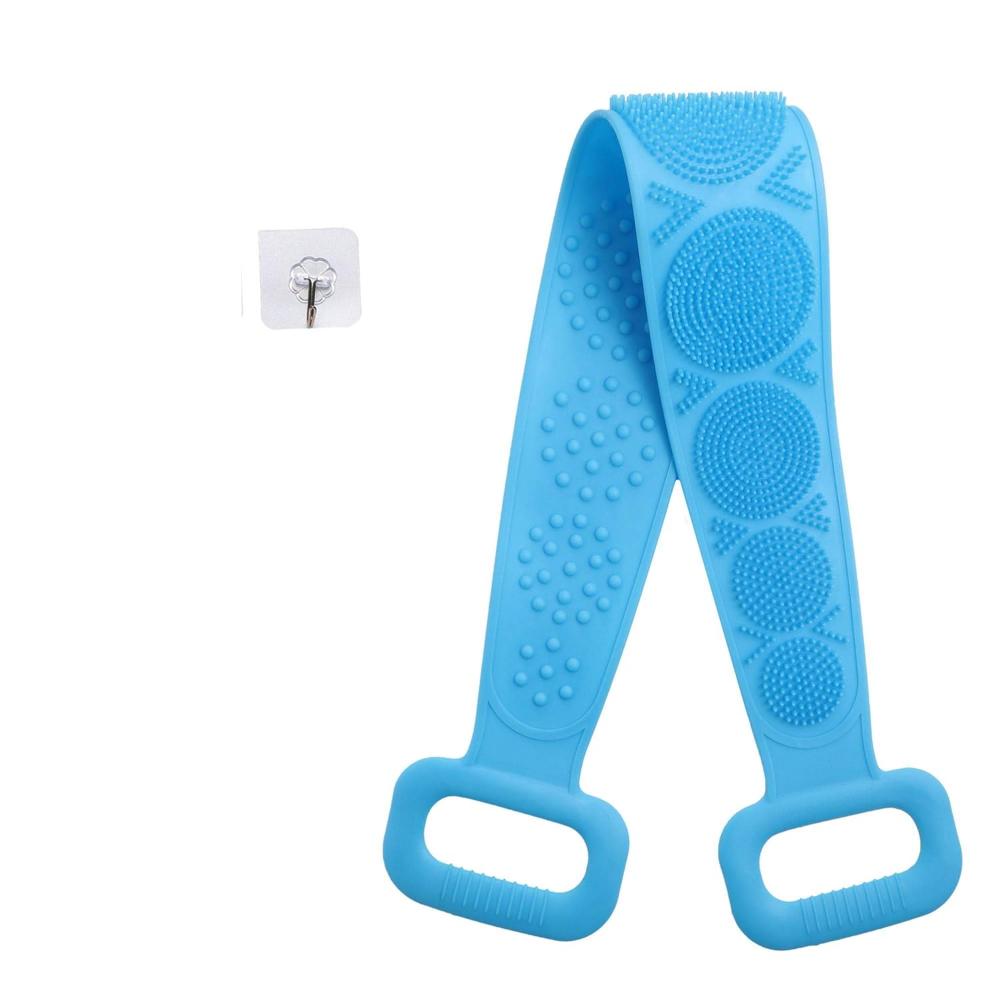 Exfoliating Silicone Back Srubber Belt - Color May Vary