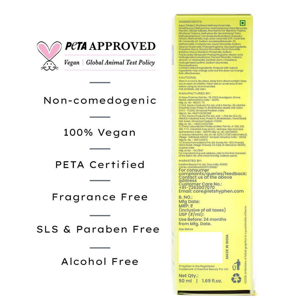All I Need Sunscreen SPF50 PA++++, Moisturizes, Repairs UV Damage, In-Vivo Tested