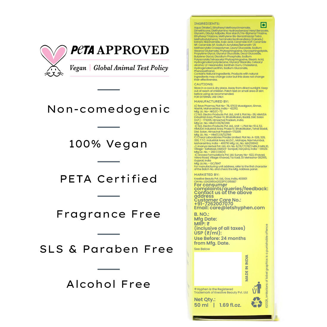 All I Need Sunscreen SPF50 PA++++, Moisturizes, Repairs UV Damage, In-Vivo Tested