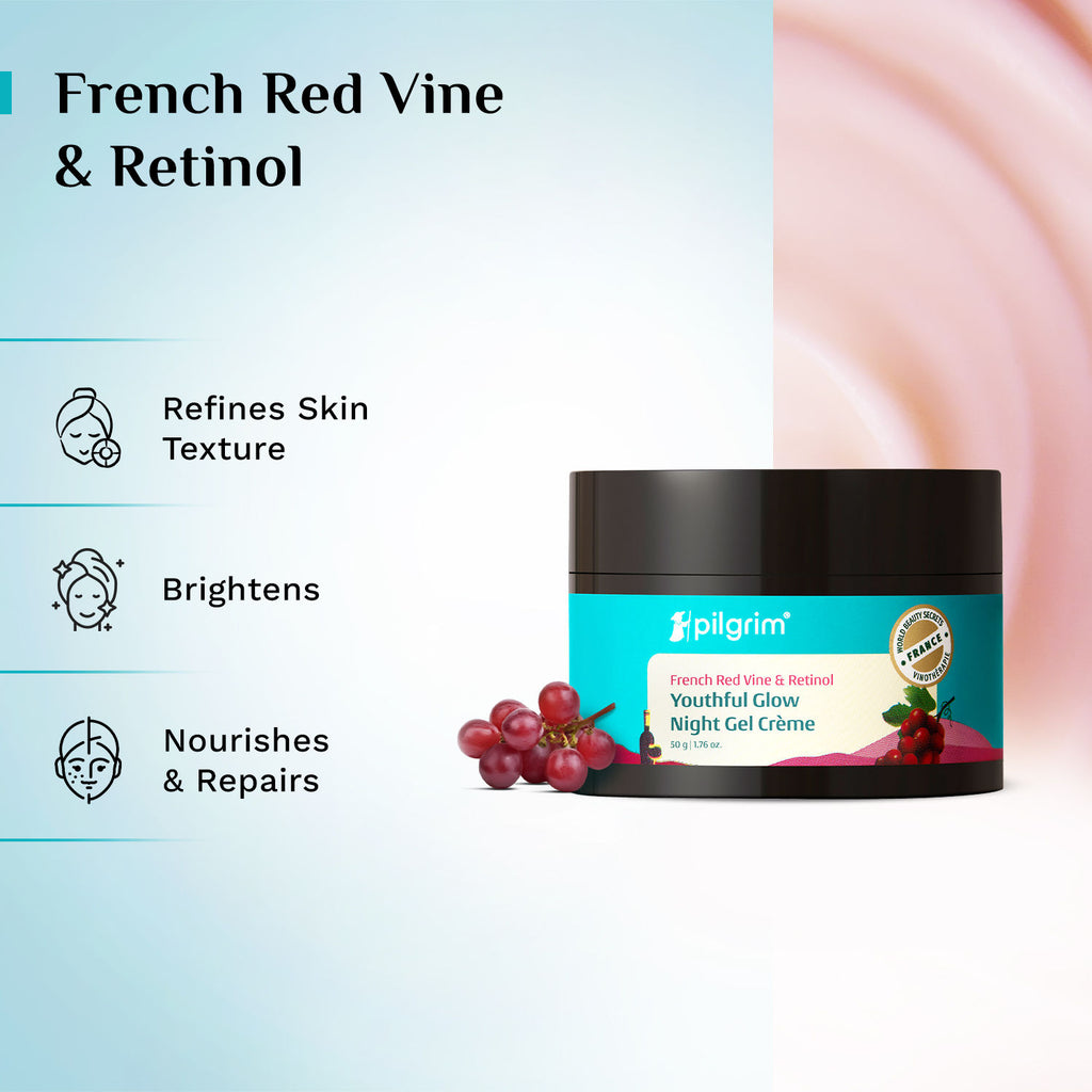 Red Vine Night Gel Creme with Retinol Mulberry
