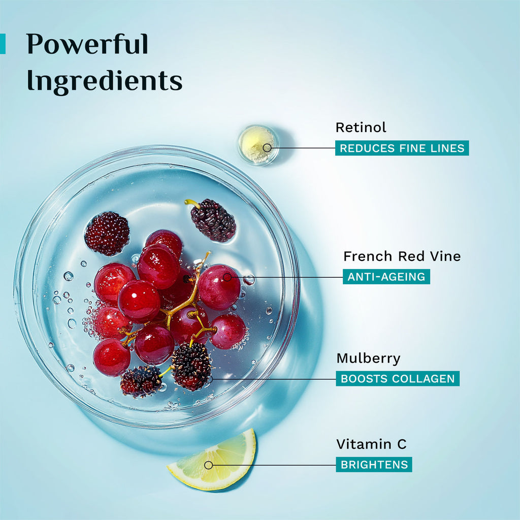 Red Vine Night Gel Creme with Retinol Mulberry