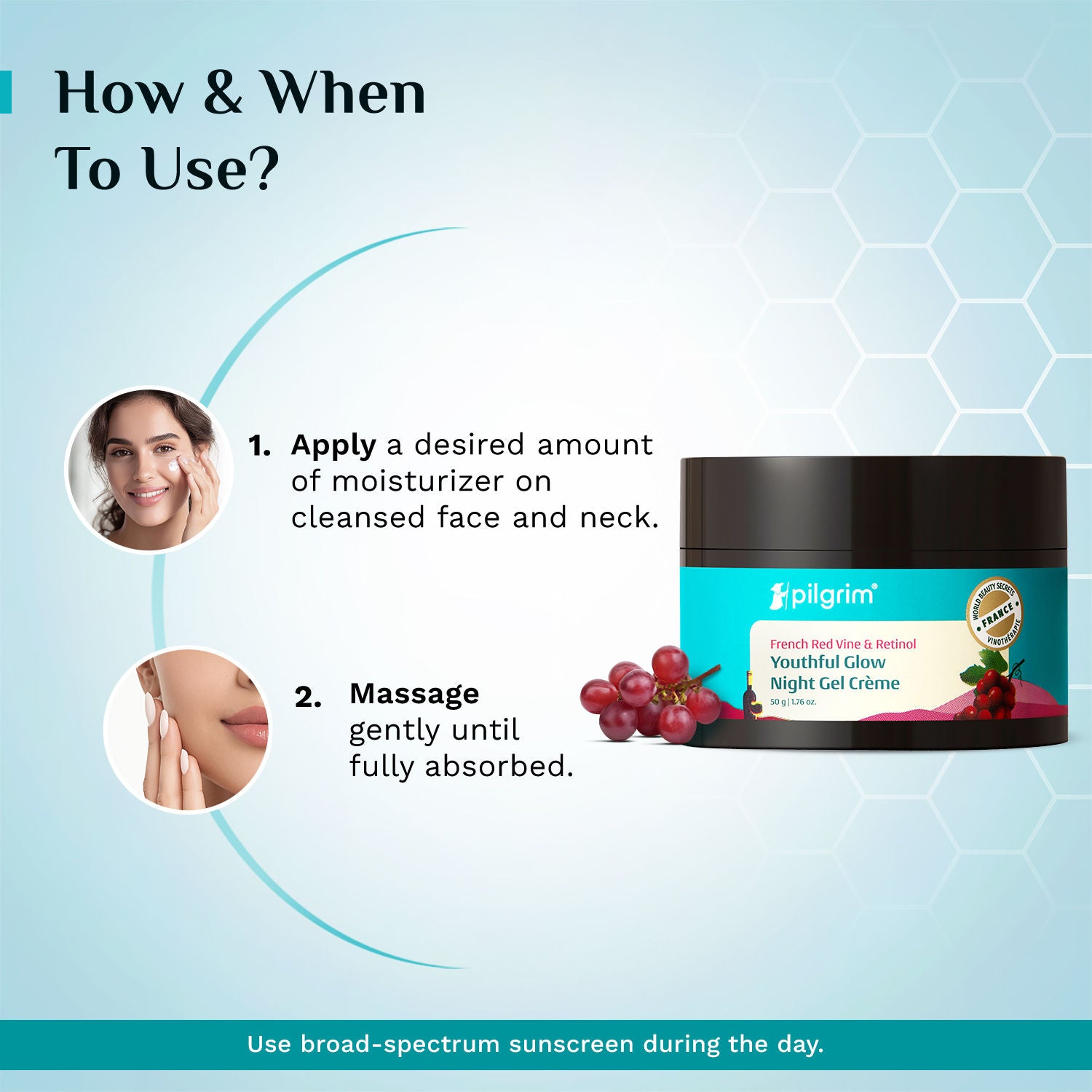 Red Vine Night Gel Creme with Retinol Mulberry