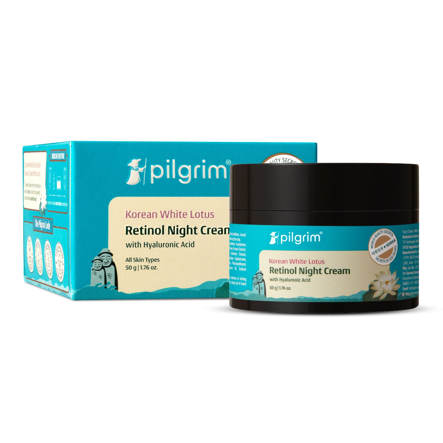 Retinol Night Cream with Vitamin C & Hyaluronic Acid
