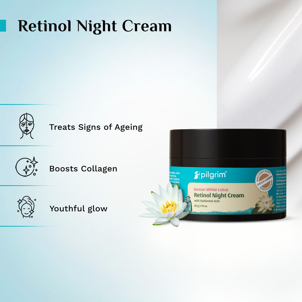 Retinol Night Cream with Vitamin C & Hyaluronic Acid