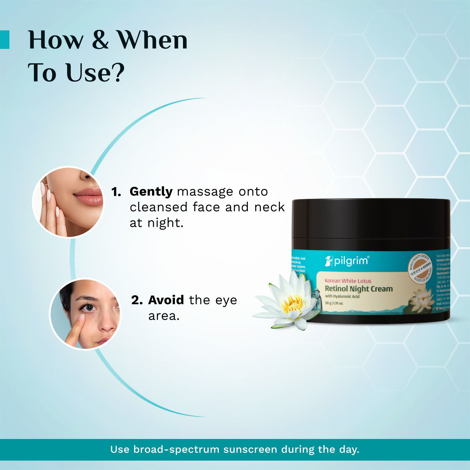 Retinol Night Cream with Vitamin C & Hyaluronic Acid