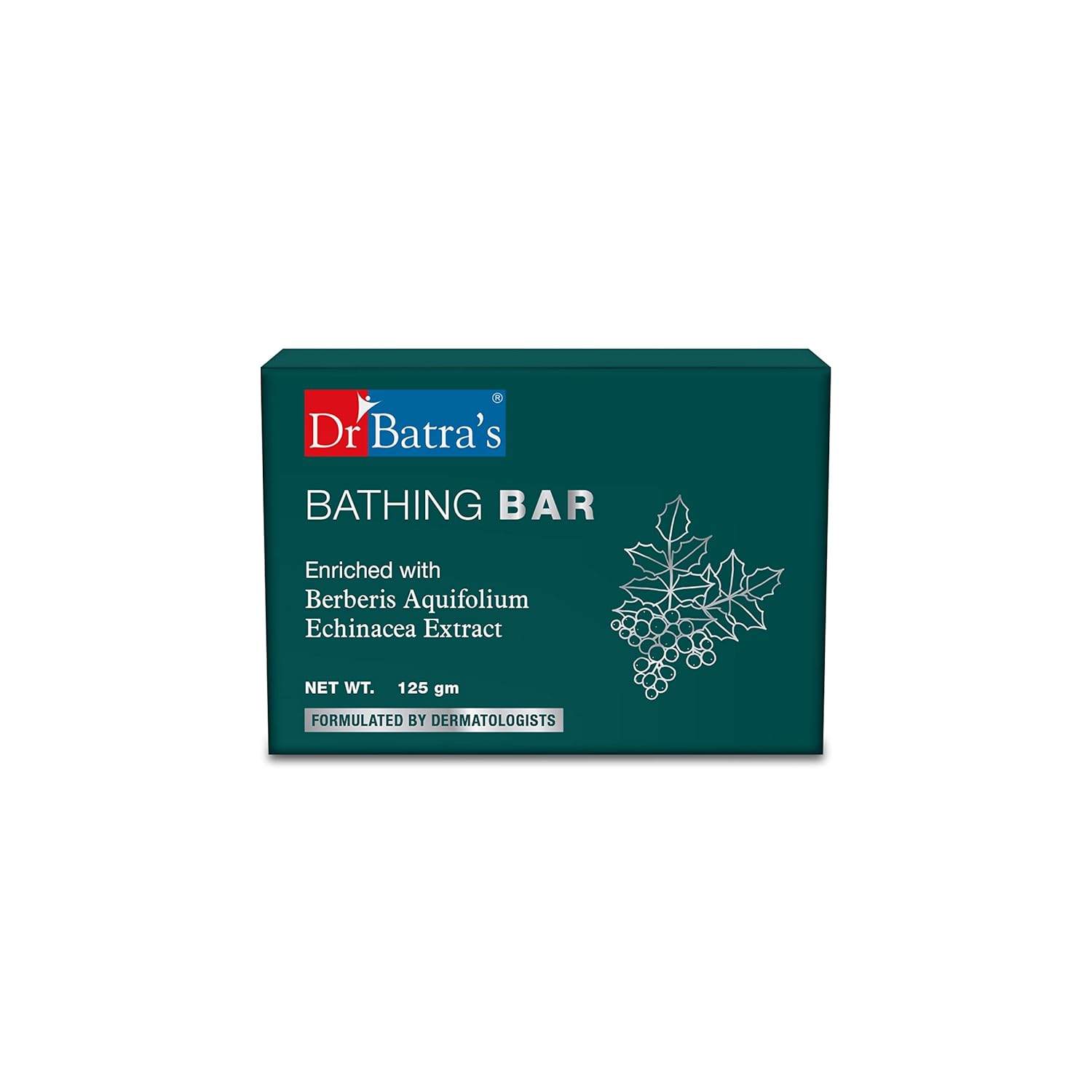 Dr. Batra's Bathing Bar Enriched With Berberis Aquifolium & Echinacea