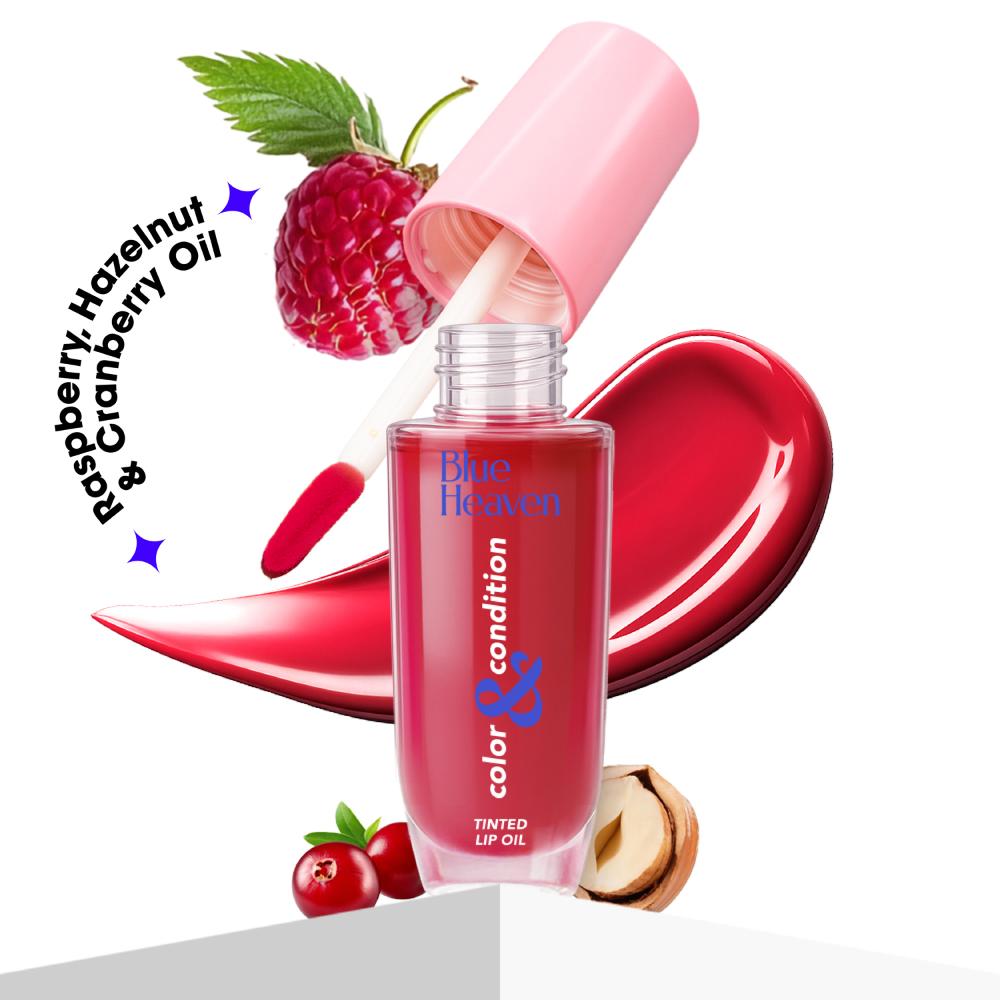 Color & Condition Tinted Lip Oil - Cranberry Red