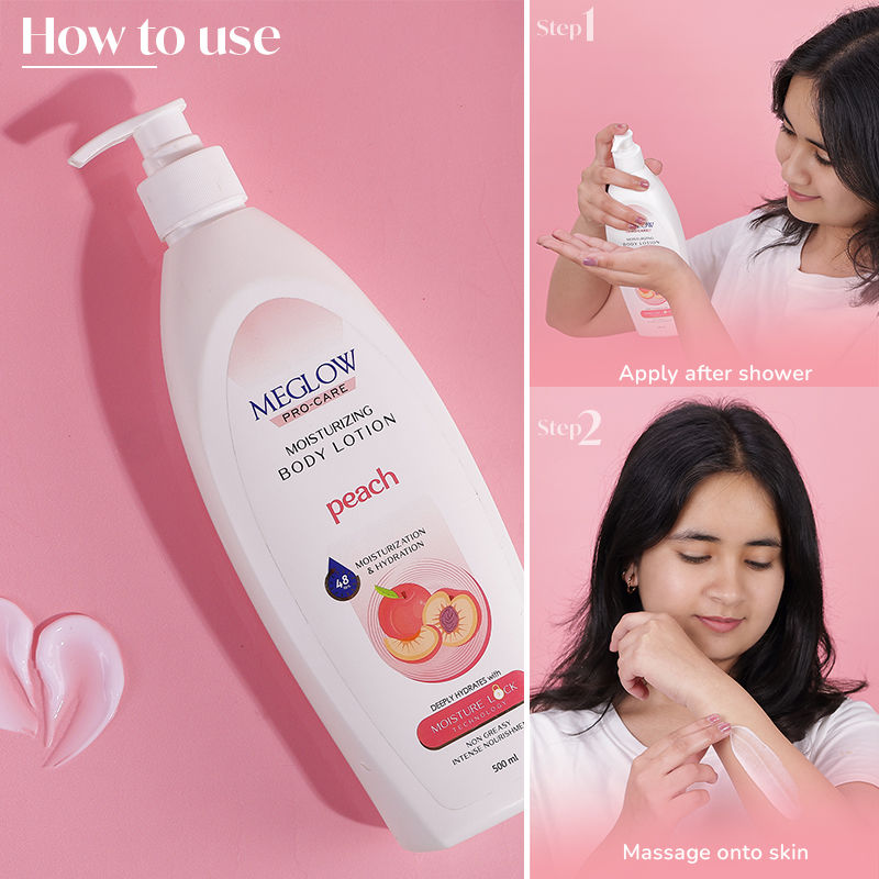 Peach Pro-Care Moisturizer Body Lotion