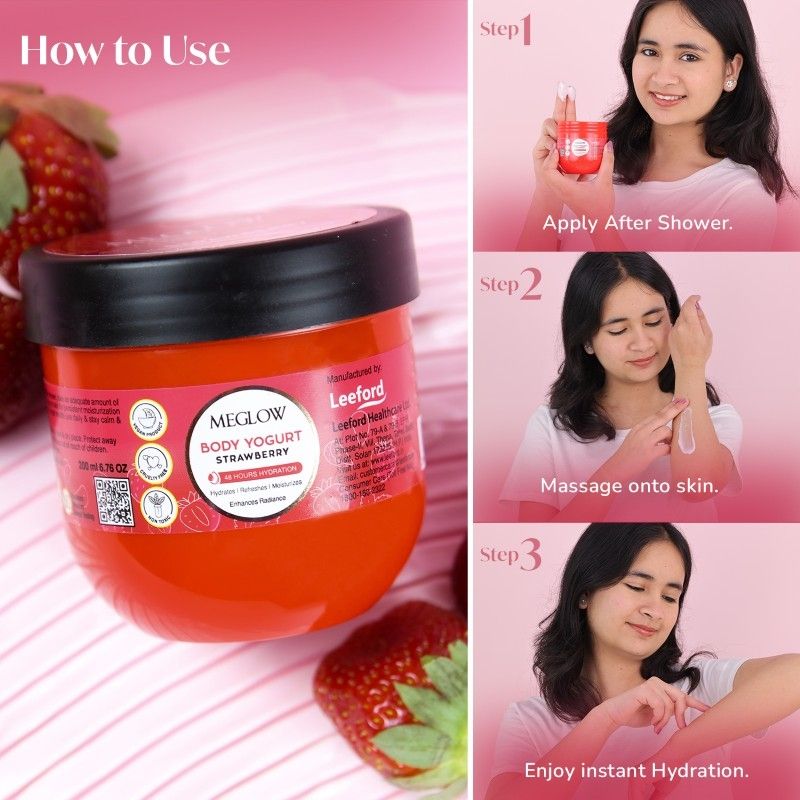 Strawberry Body Yogurt