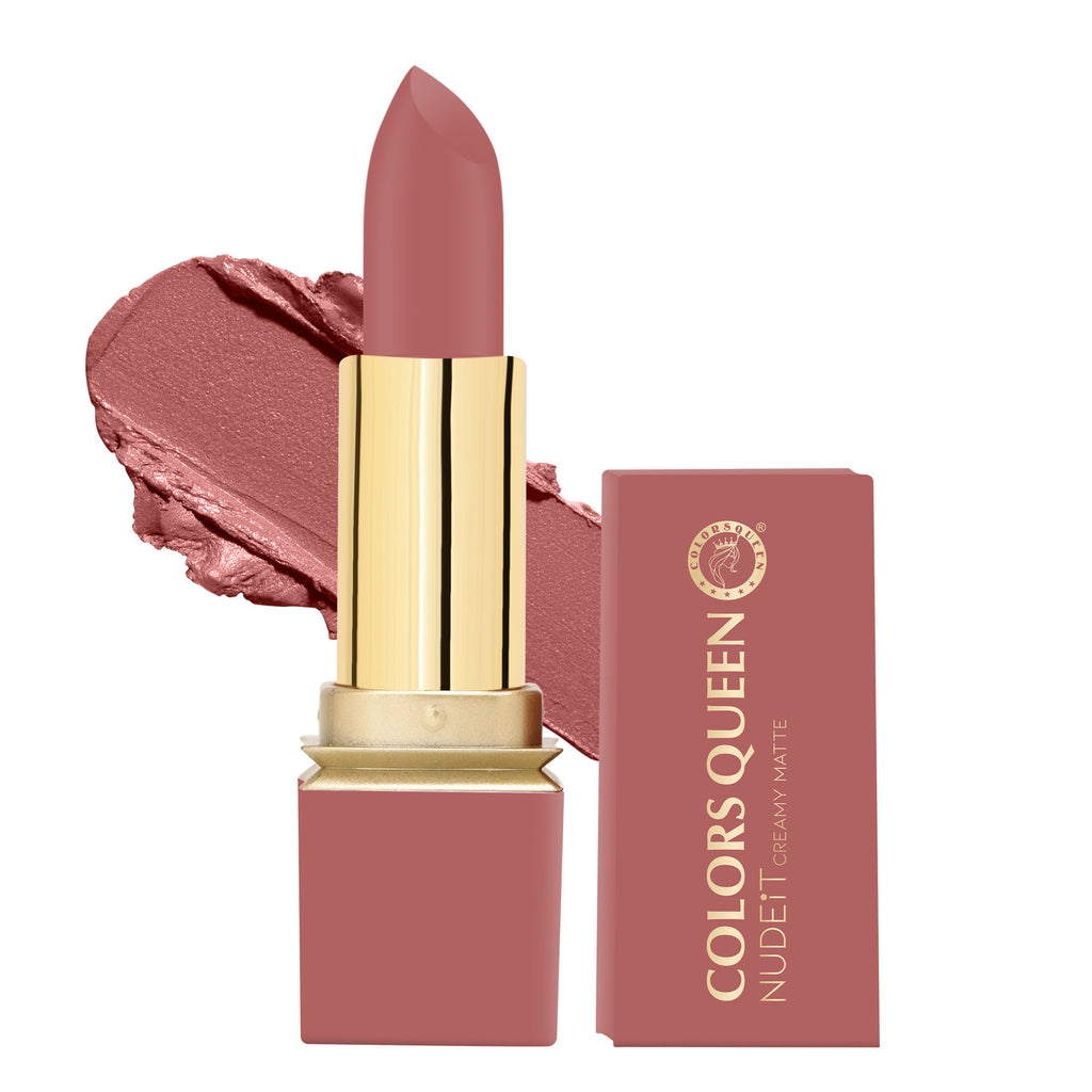 Nude It Creamy Matte Lipstick - Peach Petunia