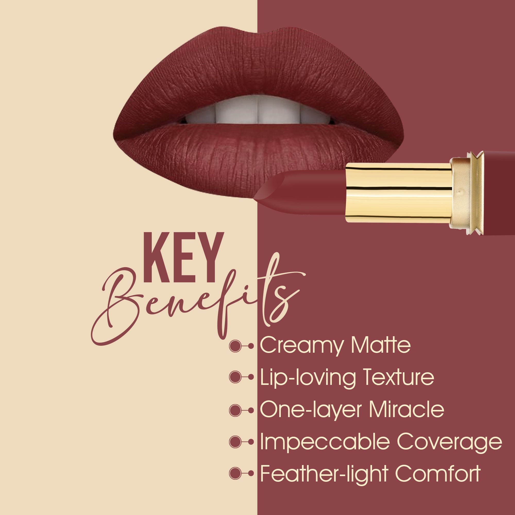 Nude It Creamy Matte Lipstick
