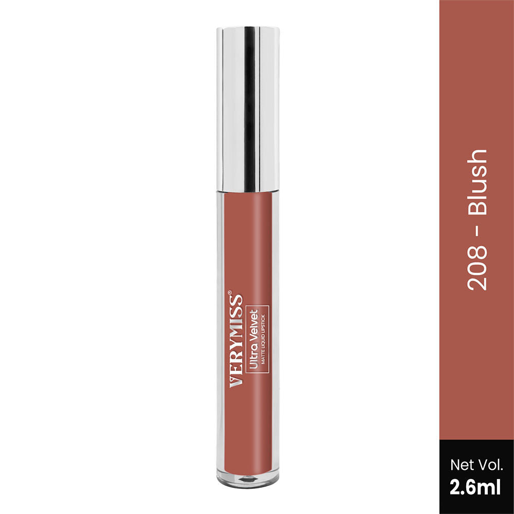 Ultra Velvet Matte Liquid Lipstick - 208 Blush