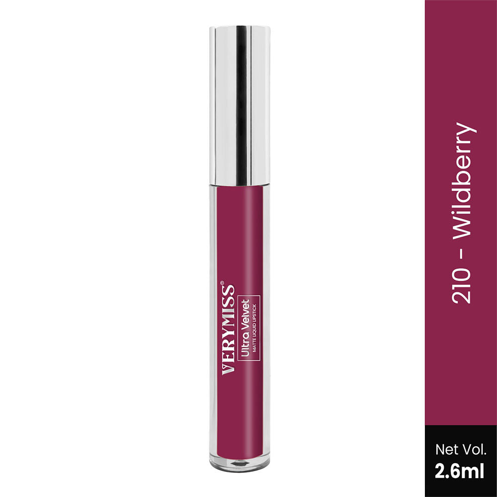 Ultra Velvet Matte Liquid Lipstick - 210 Wildberry