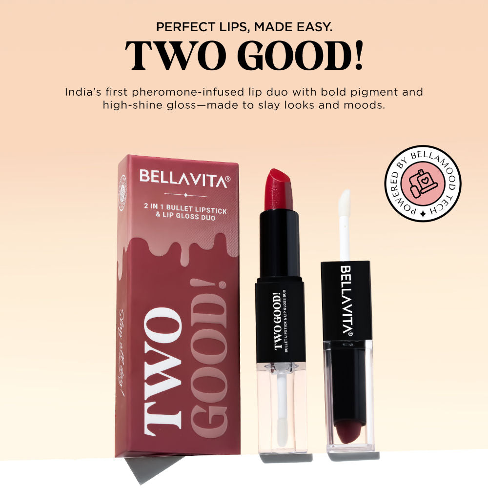 Two Good 2-in-1 Lipstick Gloss Duo