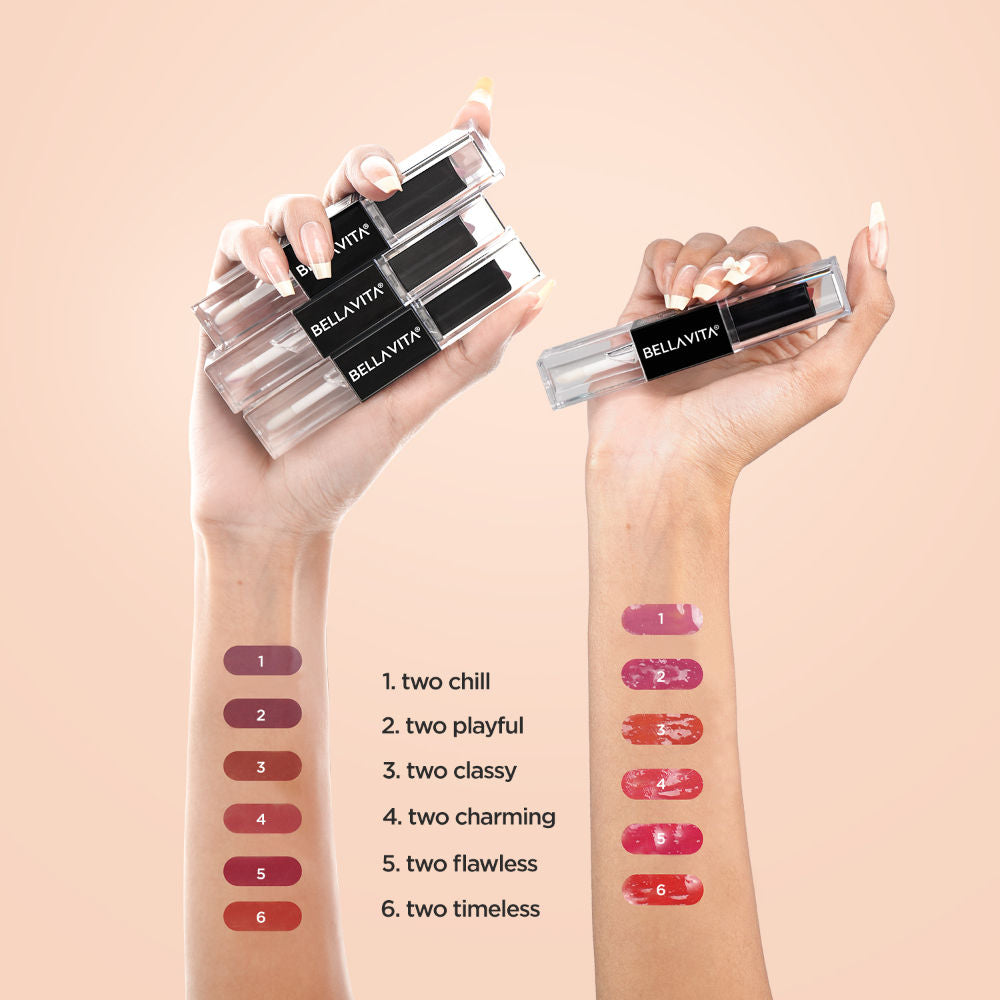 Two Good 2-in-1 Lipstick Gloss Duo