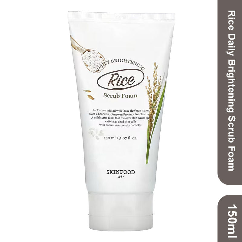 Rice Daily Brightening Scrub Foam