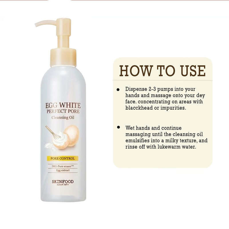 Egg White Perfect Pore Cleansing Oil