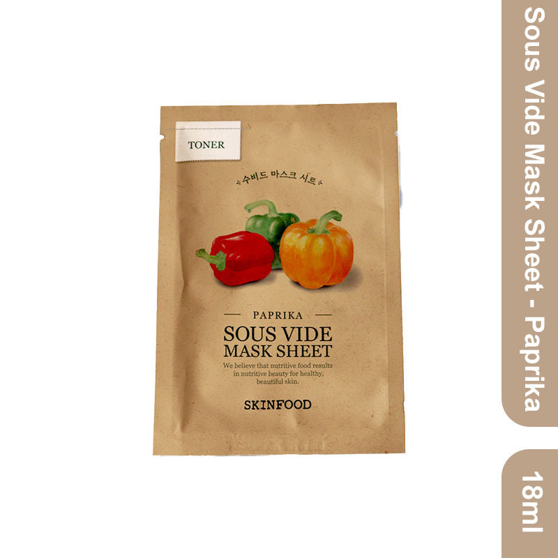 Sous Vide Mask Sheet - Paprika