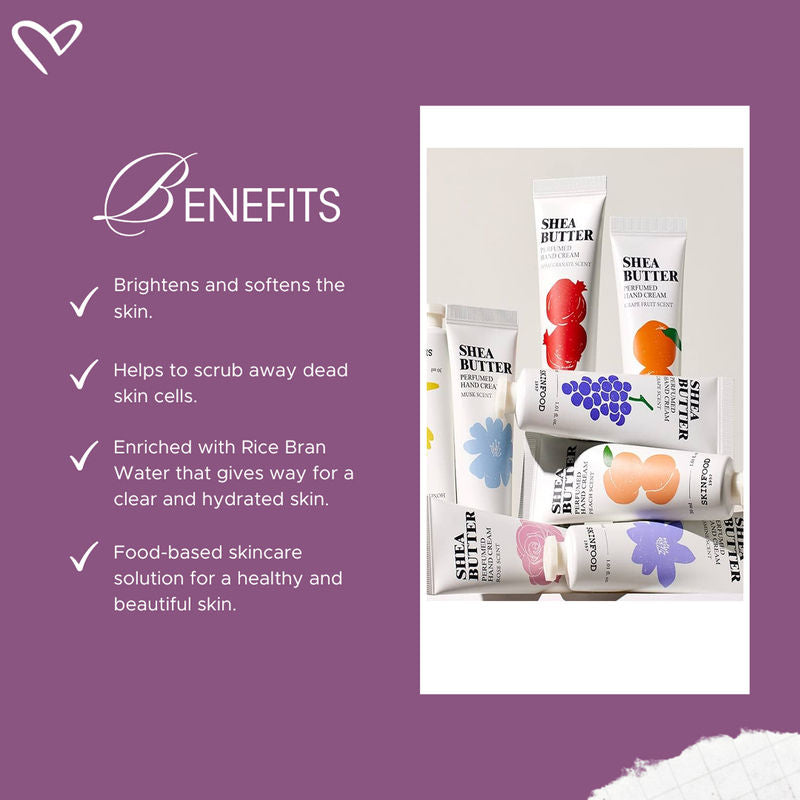 Shea Butter Perfumed Hand Cream - Grape Scent