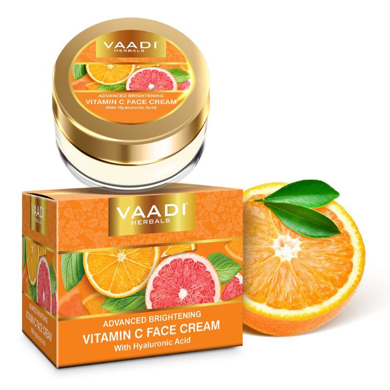 Vitamin C Face Cream With Hyaluronic Acid For Extra Skin Brightening