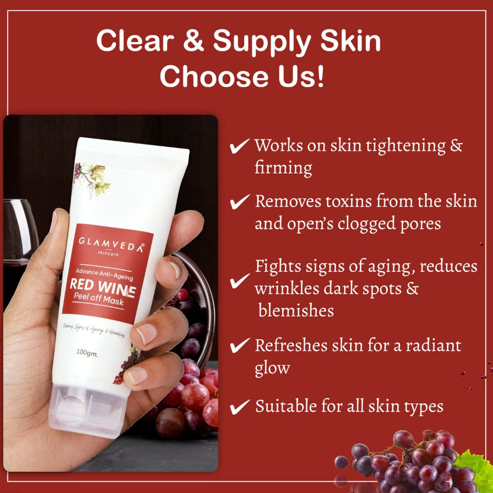 Red Wine Advance Anti-ageing Peel Off Mask