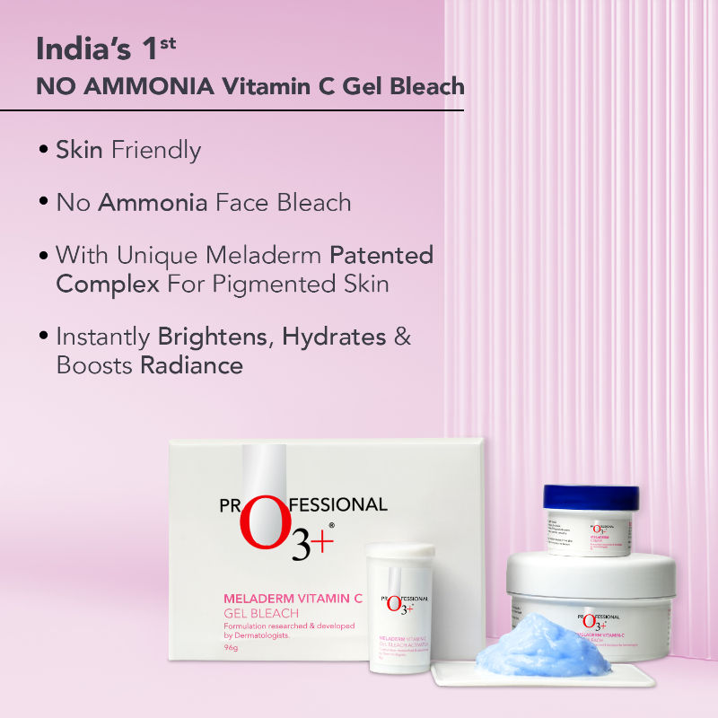 Meladerm Vitamin C Gel Bleach For Dullness Removal, Hydration & Glowing Skin, All Skin Types
