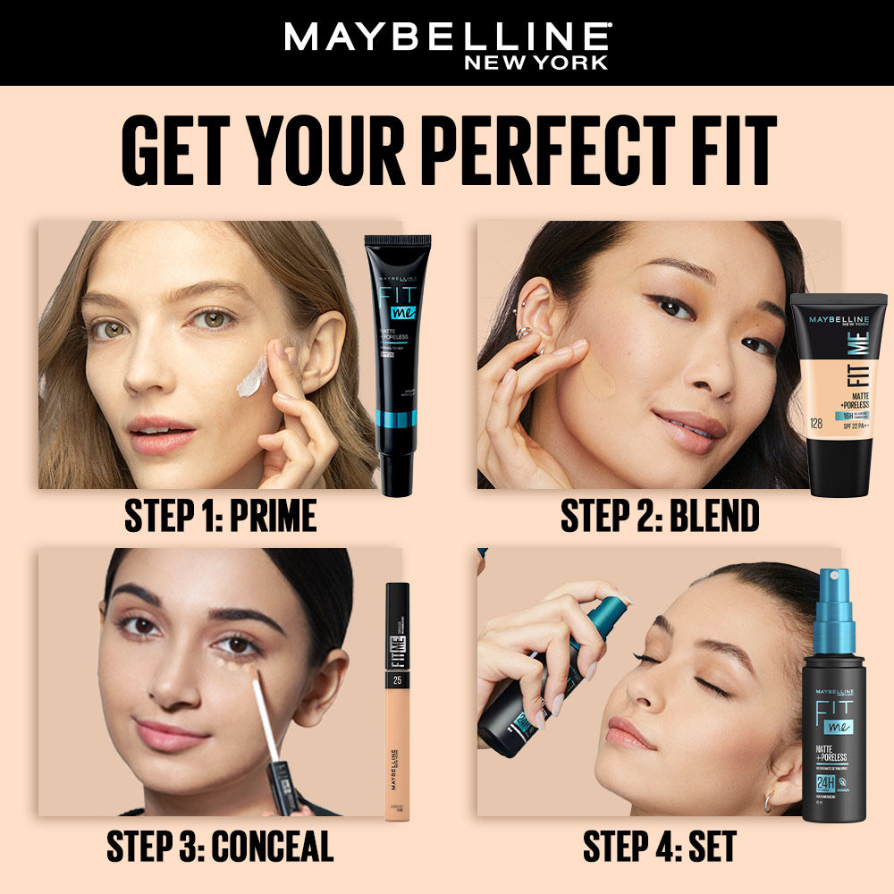 Fit Me Matte+Poreless 16H Oil Control Foundation with SPF 22 - 115 Ivory