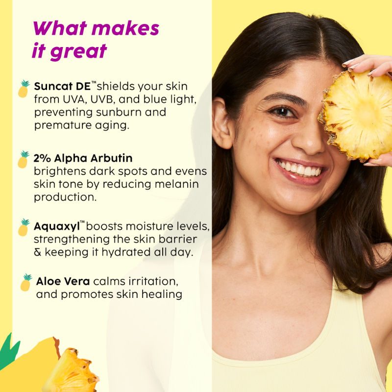 Pineapple Advanced Depigmentation Dewy Sunscreen SPF 50 PA++++