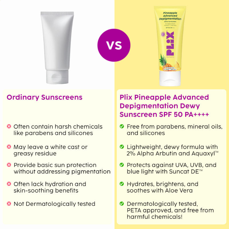 Pineapple Advanced Depigmentation Dewy Sunscreen SPF 50 PA++++
