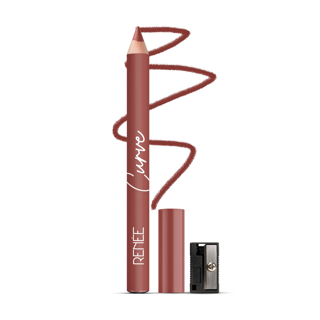 Curve Lip Liner With Sharpener - Mocha Drizzle
