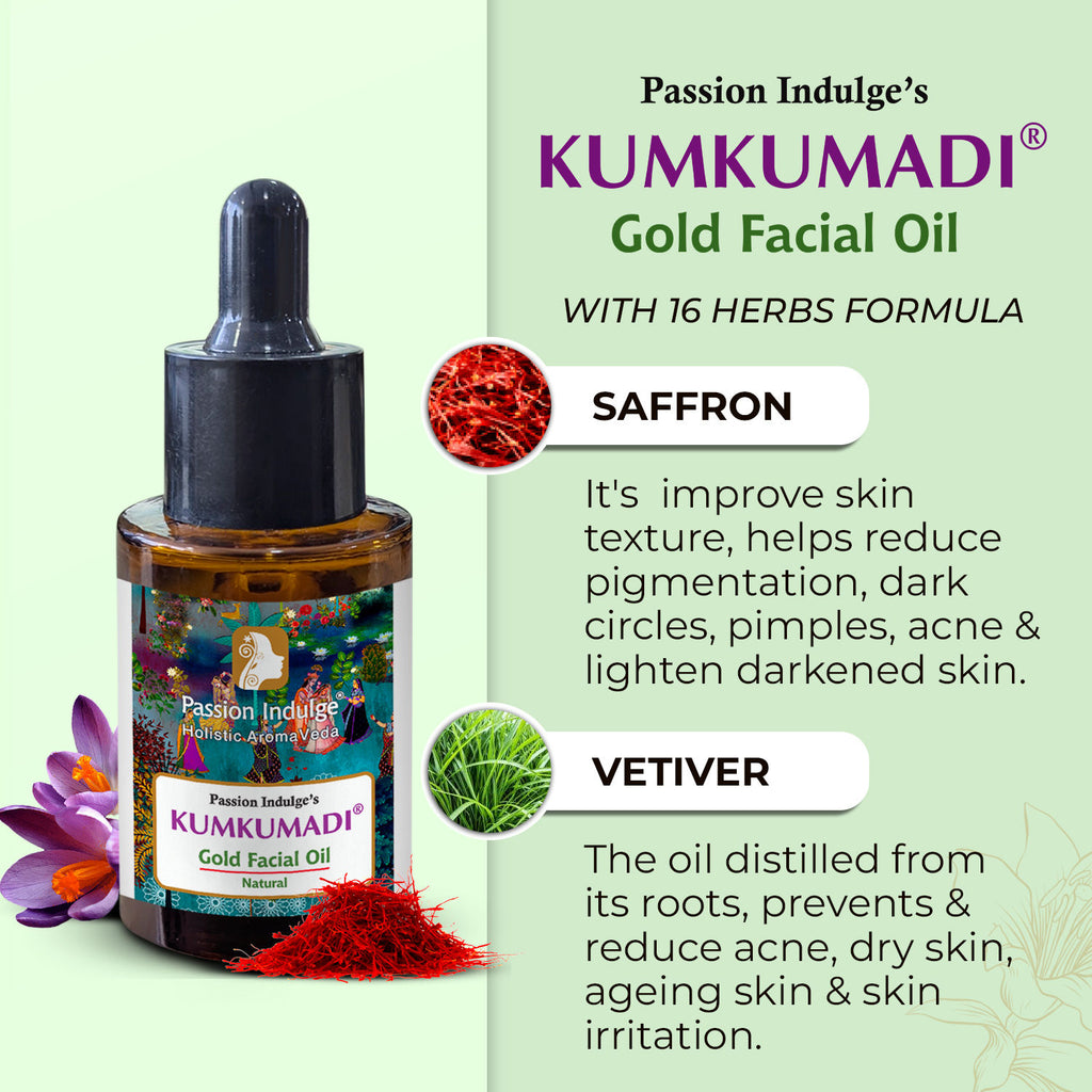 Natural Kumkumadi Gold Facial Oil