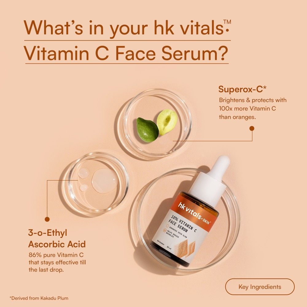 Hk Vitals 10% Vitamin C Face Serum