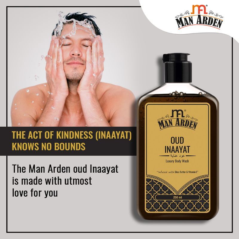 Oud Inaayat Luxury Body Wash Infused With Shea Butter & Vitamin E