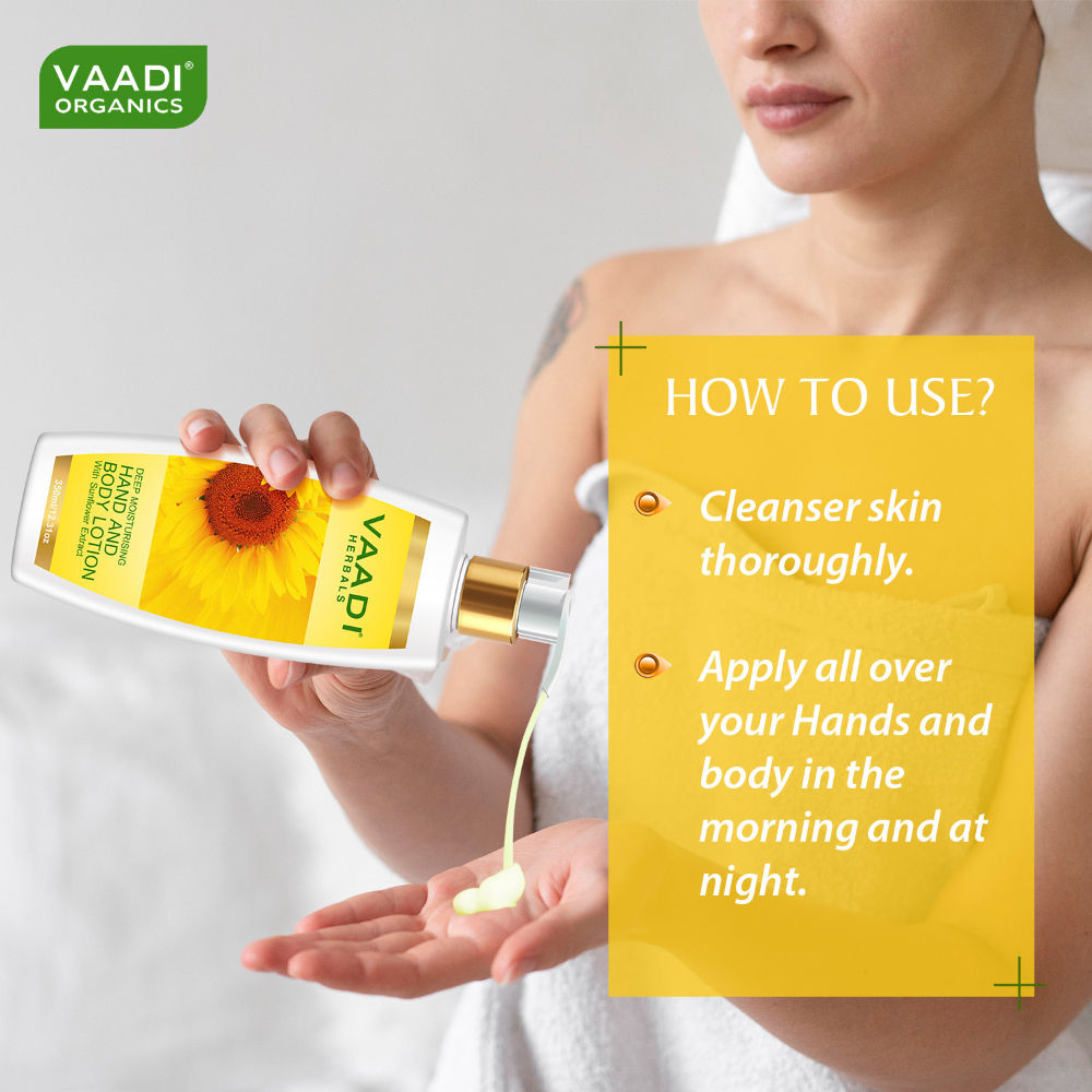 Hand & Body Lotion With Sunflower Extract