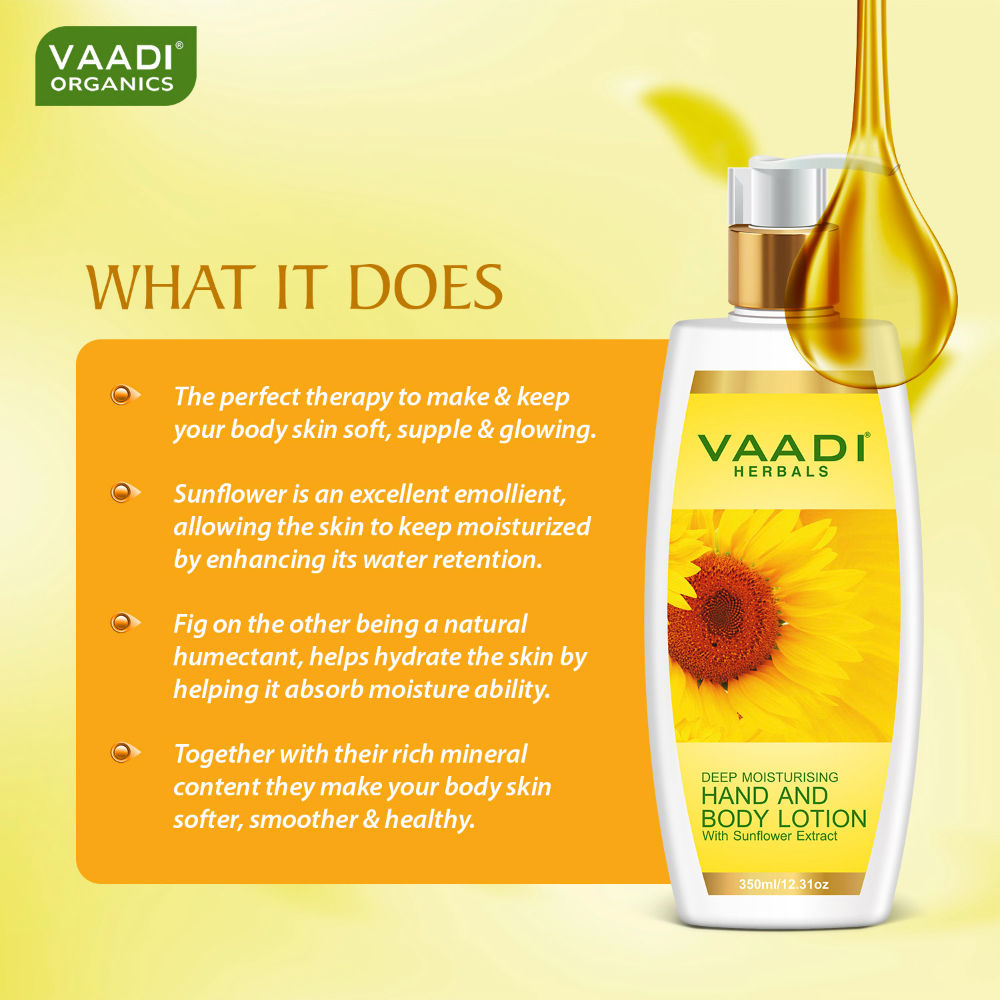 Hand & Body Lotion With Sunflower Extract