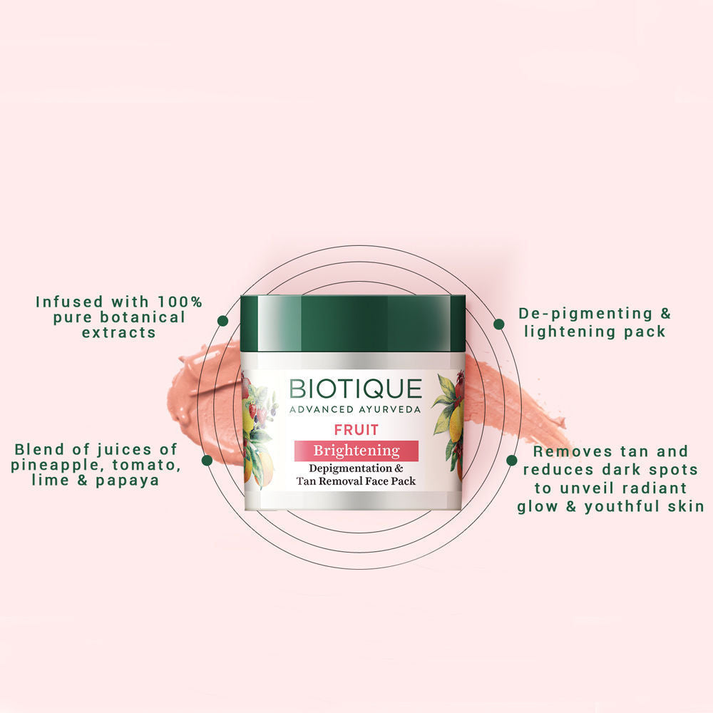 Bio Fruit Brightening- Depigmentation & Tan Removal Face Pack